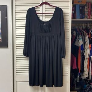 Black high waited dress